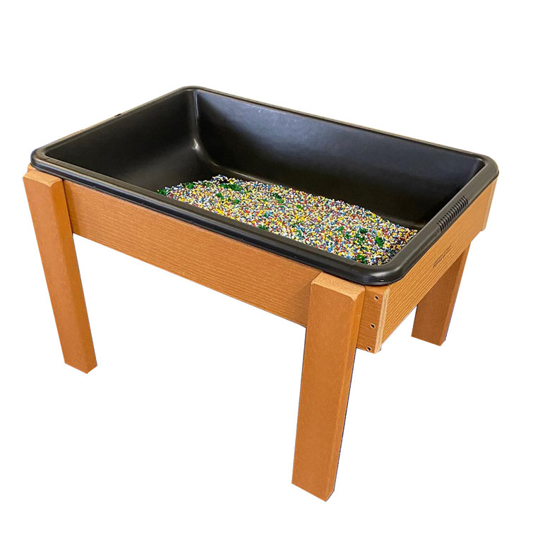 Outdoor sand best sale table with lid